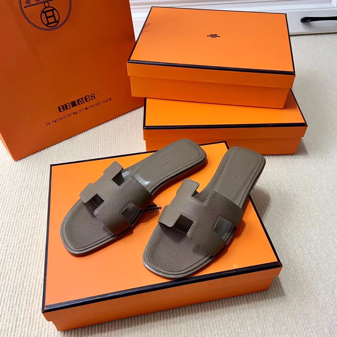 에르메스 올수공 오란 슬리퍼 샌들 앱송 50